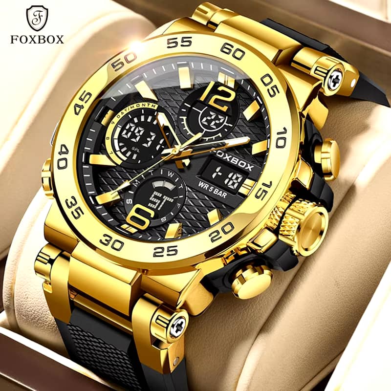 FOXBOX FB0033 Silicon Strap Waterproof Sport Watch_(6)