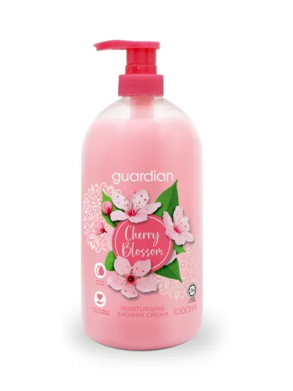 Guardian Cherry Blossom Moisturising Shower Cream – 1000ml