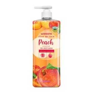 WATSONS PEACH SCENTED GEL BODY WASH - 1000ml